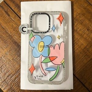 NWT Casetify I Phone 13 Pro Case Design “Best Buds” by Kina & Tam